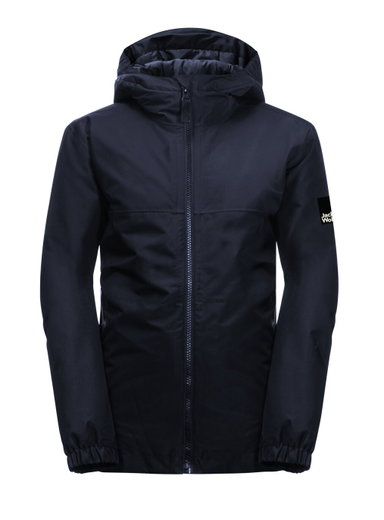Jack Wolfskin Winterjacke Spirit 2L (wasser-winddicht, atmungsaktiv, robust) nachtblau Kinder (164-176)
